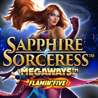 Sapphire Sorceress Megaways Flamin' Five in New_Games