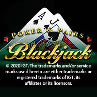 Blackjack Poker and Pairs in Top_BJ_MGM